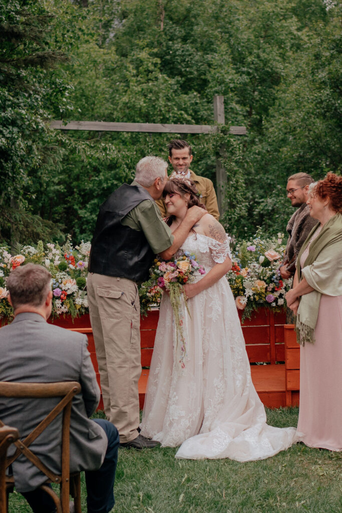 alaska wedding ceremony